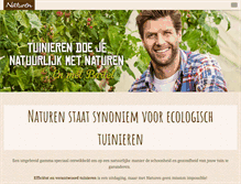 Tablet Screenshot of naturen.be